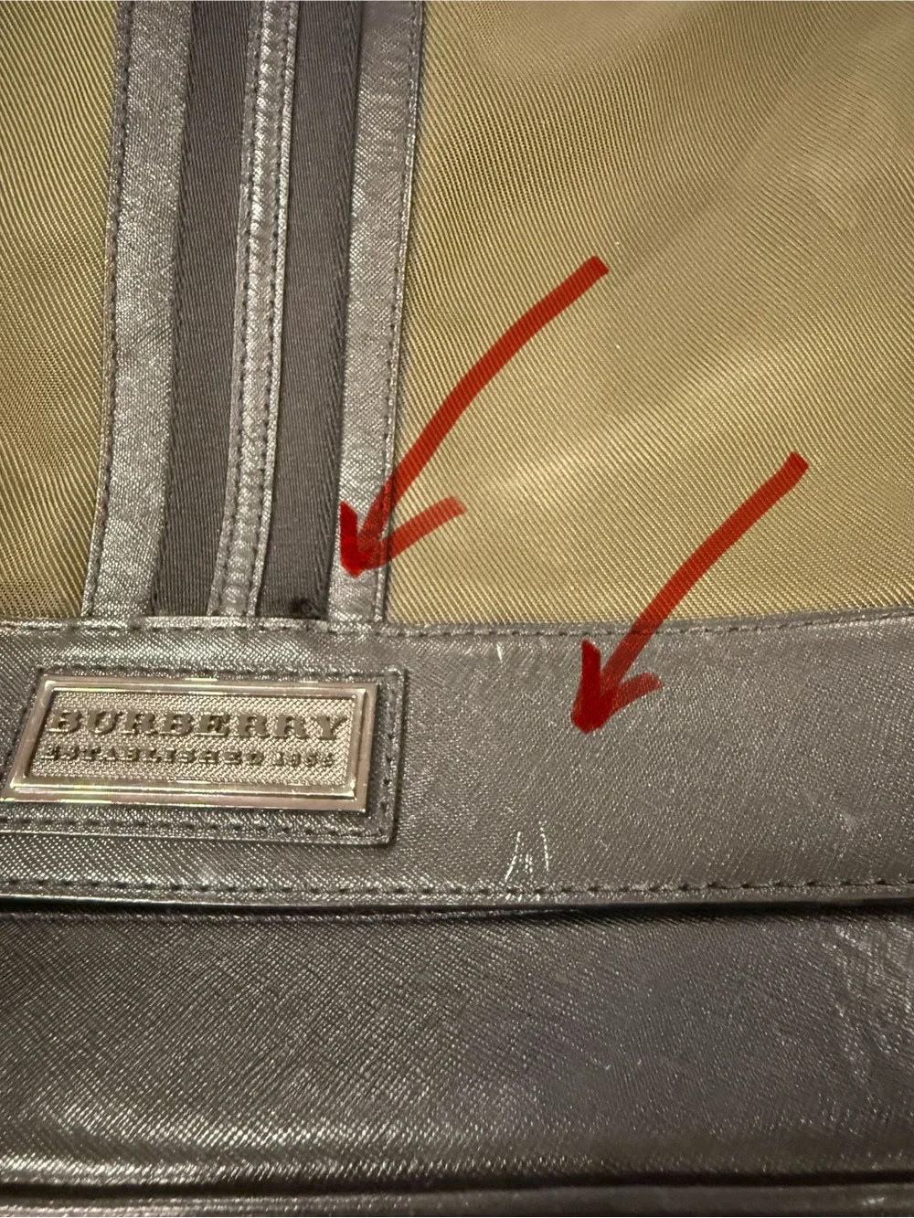 Burberry messenger bag